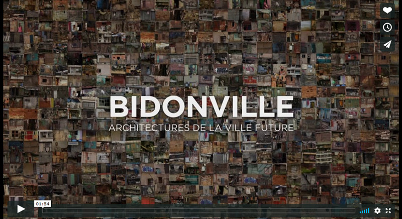 Bande annonce du film documentaire Bidonville : Architectures de la ville du future