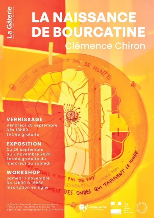 Affiche de l'événement LA NAISSANCE DE BOURCATINE · Clémence Chiron