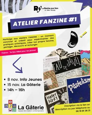Affiche de l'événement ATELIERS FANZINE x INFO JEUNES