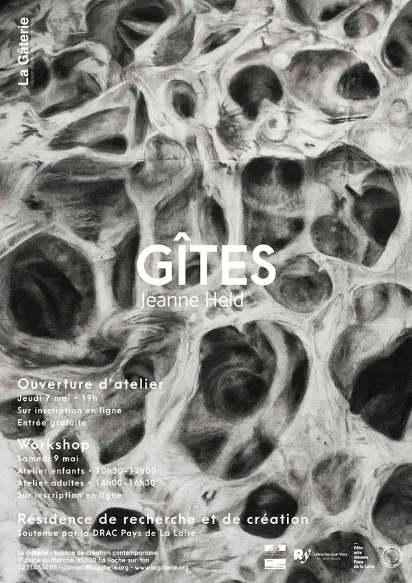 Affiche principale de l'événement : OUVERTURE D'ATELIER - RENCONTRE AVEC JEANNE HELD