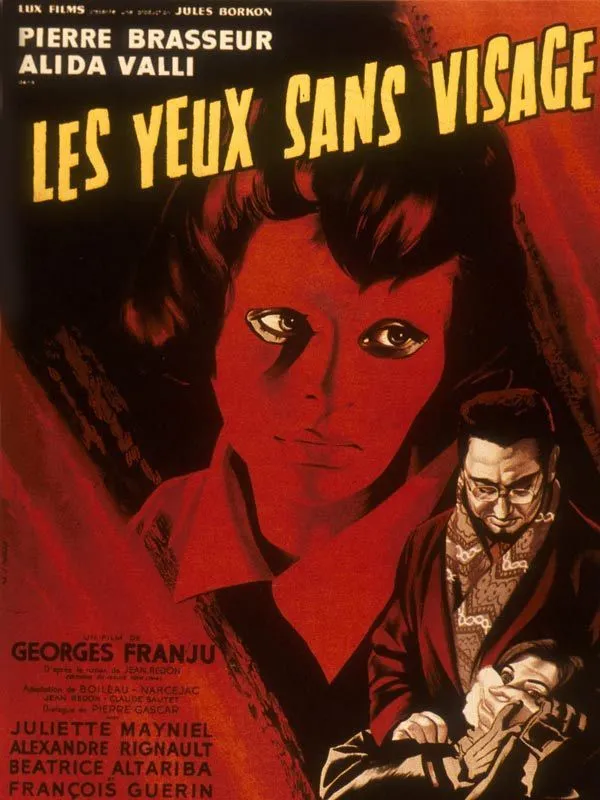 Affiche principale de l'événement : LES YEUX SANS VISAGE de Georges Franju – Carte Blanche à Laura Bottereau & Marine Fiquet