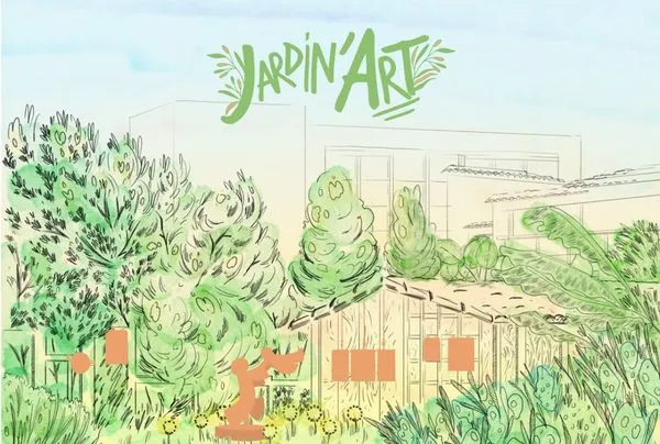 Affiche principale de l'événement : JARDIN'ART