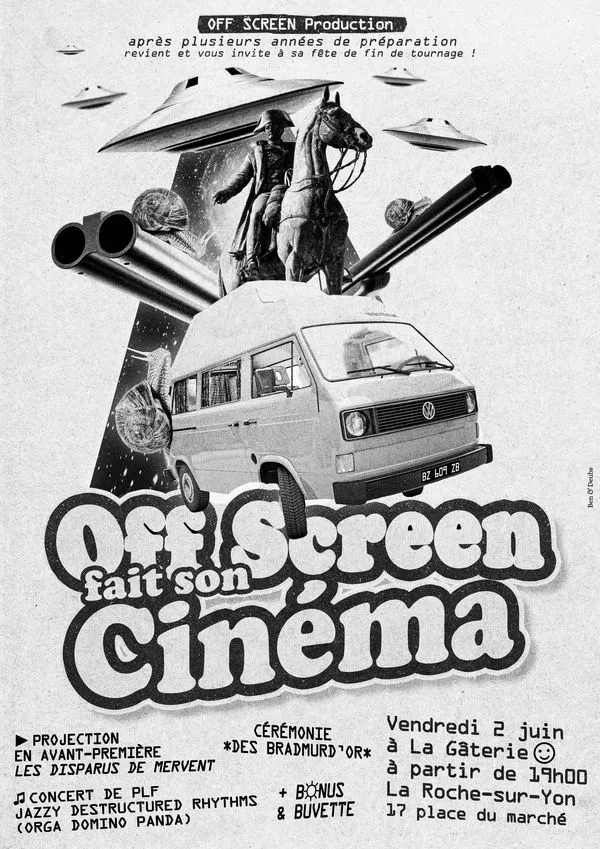 Affiche principale de l'événement : SOIRÉE OFF-SCREEN – Off Screen fait son cinéma